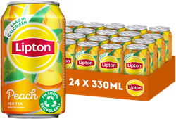 Frisdrank Lipton Ice Tea peach blik 330ml
