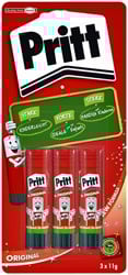 Lijmstift Pritt Stick Original 11gr blister à 3 stuks