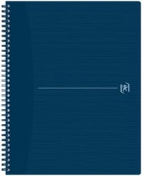 Spiraalblok Oxford Origin A4+ lijn 140 pagina's 80gr blauw