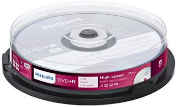 DVD+R Philips 4.7GB 16x SP (10)