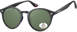 Zonnebril Montana zwart G15 groen met polarized glas