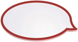 Workshopkaarten MAUL ballon 11x19cm wit 50stuks