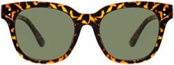 Zonnebril  Montana met groen G15 gepolariseerd glas glans turtle