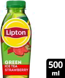 Frisdrank Lipton Ice Tea green strawberry petfles 500ml