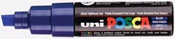 Paintmarker Uni POSCA PC8K breed schuin donkerblauw