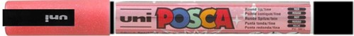 Verfstift Posca PC3M fijn glitter rood