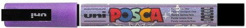 Verfstift Posca PC3M fijn glitter paars