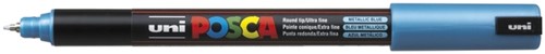 Verfstift Posca PC1MR extra fijn metallic blauw