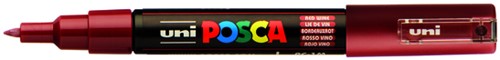 Verfstift Posca PC1MC extra fijn wijnrood