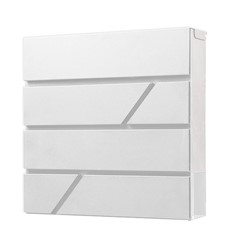 Brievenbus BRASQ PB200 Deluxe wand wit