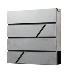 Brievenbus BRASQ PB200 Deluxe wand rvs