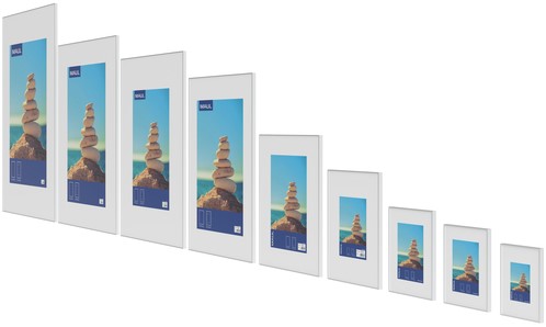 Fotolijst MAUL design 70x100cm aluminium frame zilver-2