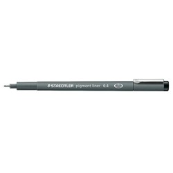 Fineliner Staedtler Pigment 308 zwart 0.4mm