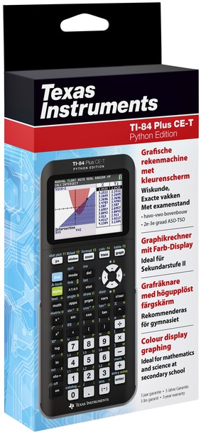 Stier Koninklijke familie Scherm Rekenmachine TI-84 Plus CE-T Python Edition Duurzame Kantoorartikelen