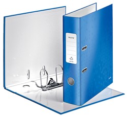 Ordner Leitz Wow 180° gelamineerd 80mm A4 blauw