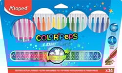 Viltstift Maped Color'Peps Long Life set á 24 kleuren