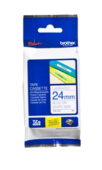 Labeltape Brother P-touch TZe-253 standaard 24mm blauw op wit