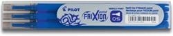 Rollerpenvulling PILOT friXion fijn blauw set à 3 stuks