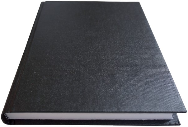 Schrift harde kaft A5 400blz lijn zwart Duurzame Kantoorartikelen