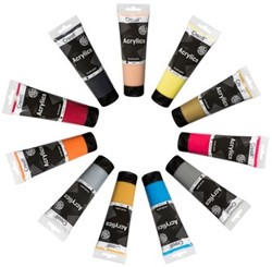 Verf/was-pastelkrijt/houtskool