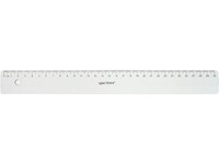 Liniaal Quantore 30cm kunststof transparant