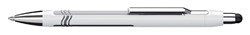 Balpen Schneider stylus Epsilon Touch extra breed wit/zilver